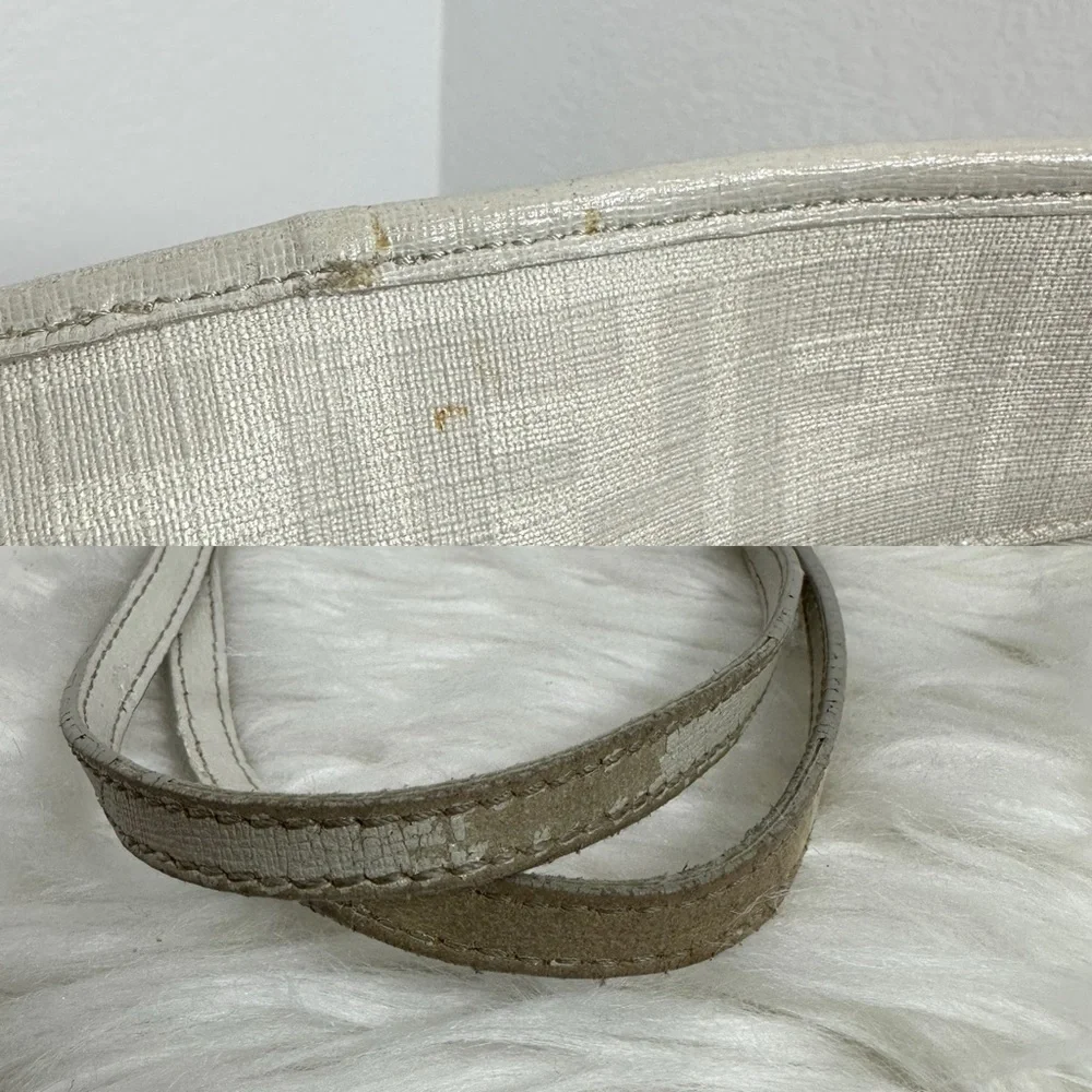 💯Authentic FENDI
Zucca Spalmati Striped Large Roll Tote White Multicolor🍀 - Picture 12 of 15